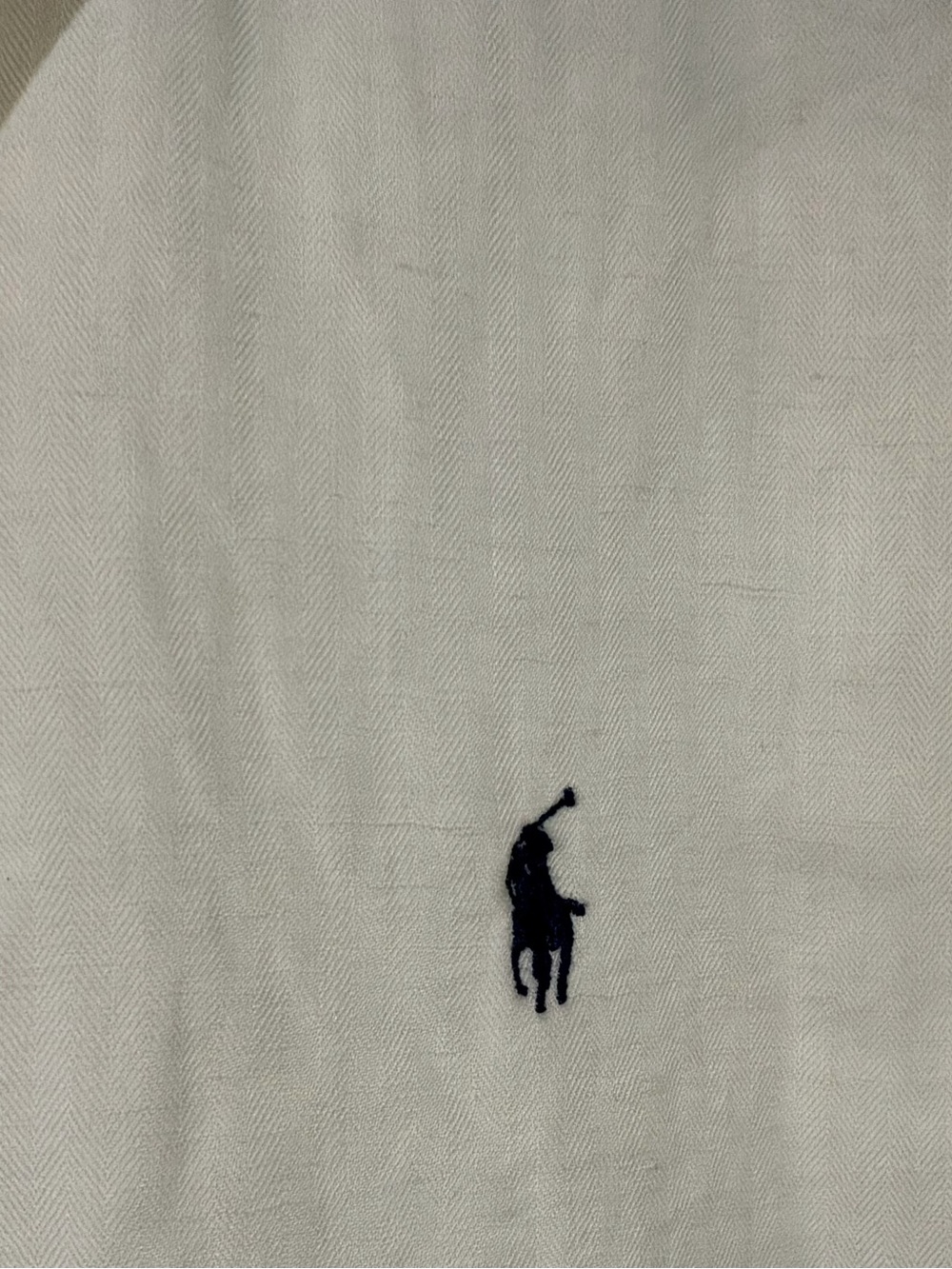 Polo by Ralph Lauren White Polo with Navy Pony